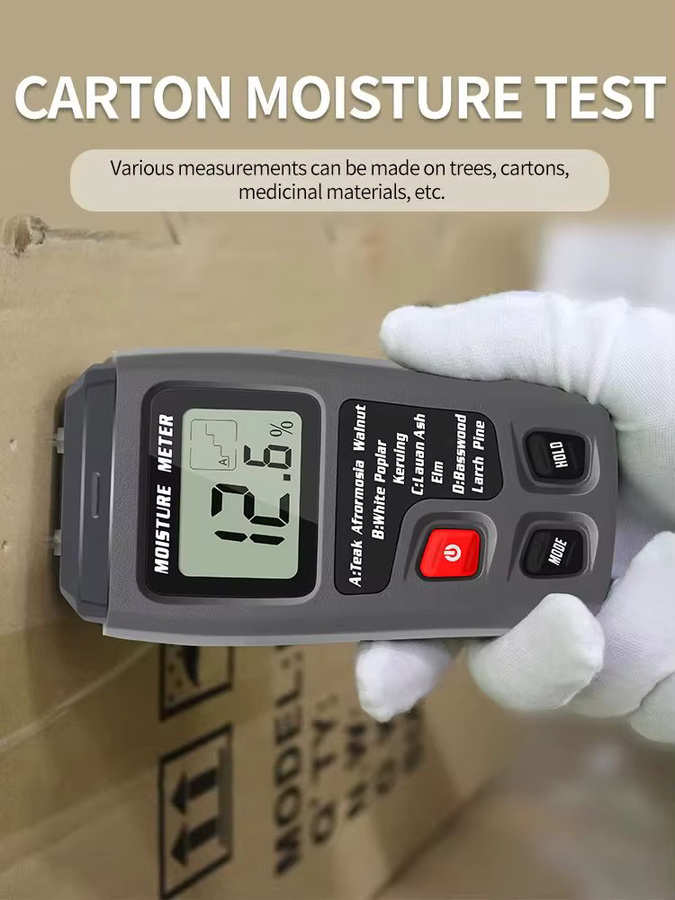 SNAKOL MT-10 Digitales Holzfeuchtemessgerät mit Stiftsensor für Holz, Papier, Karton und medizinische Materialien (0-99,9% Feuchtigkeit) - Bild 5