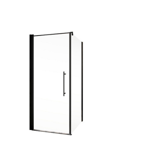 Schulte Duschkabine Alexa Style 2.0 Eckdusche mit Drehtür in Mattschwarz, B/T/H: 90 x 90 x 192 cm - Bild 2
