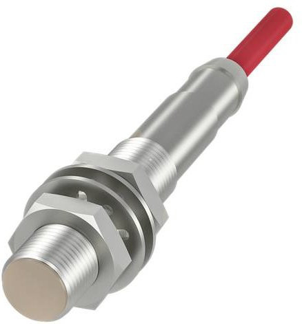 Balluff Induktiver Sensor BES 516-325-SA19-05 BES02HW PNP Schließer, Farbe Silber, Durchmesser: 12 mm, Länge: 75 mm - Bild 1