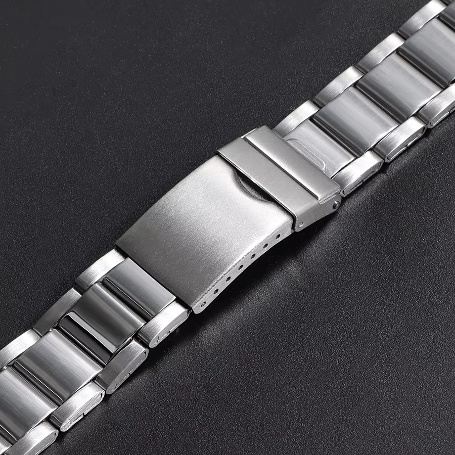 Uhrenarmband Edelstahl, Silber, Unisex - Bild 4