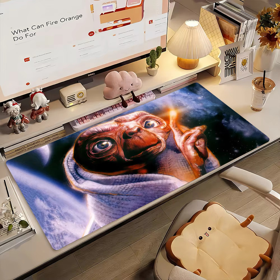 E-E.T The E-ExtraS T-Terrestrial Mauspad in Multicolour, rutschfeste Schreibtischunterlage aus Gummi für Gamer und Büro - Bild 2