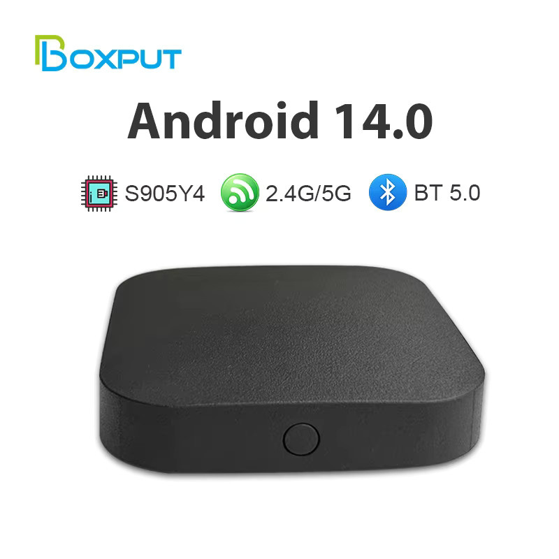 Boxput Q8 TV-Box Android 14.0 mit Amlogic SW905Y4 Quad-Core, 4GB RAM, 32GB Speicher, 4K UHD, Dual-Band WLAN 2,4G/5G und Bluetooth 5.0 in Schwarz - Bild 3