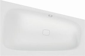 Hoesch Badewanne iSENSI Trapez asymmetrisch rechts Weiß B: 170 cm, T: 100 cm - Bild 1