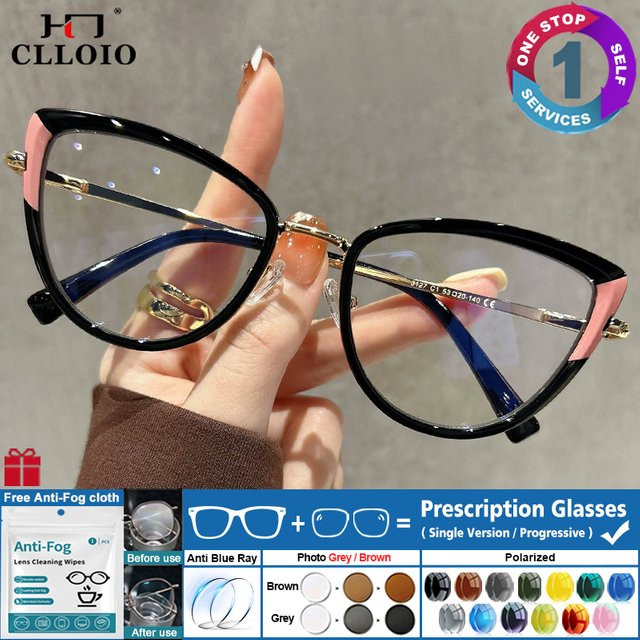 CLLOIO Lesebrille Cat Eye, Vollrand, Damen - Bild 1
