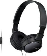 Sony MDR-ZX110AP On-Ear Kopfhörer kabelgebunden Schwarz mit 3,5 mm Klinkenanschluss - Bild 1