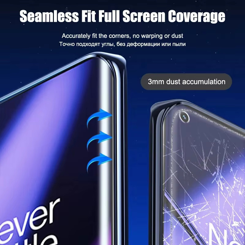 3er-Set Hydrogel-Schutzfolien für Xiaomi Redmi Note 14 13 12 11 Pro Plus 5G inklusive Objektivschutz, transparent - Bild 3