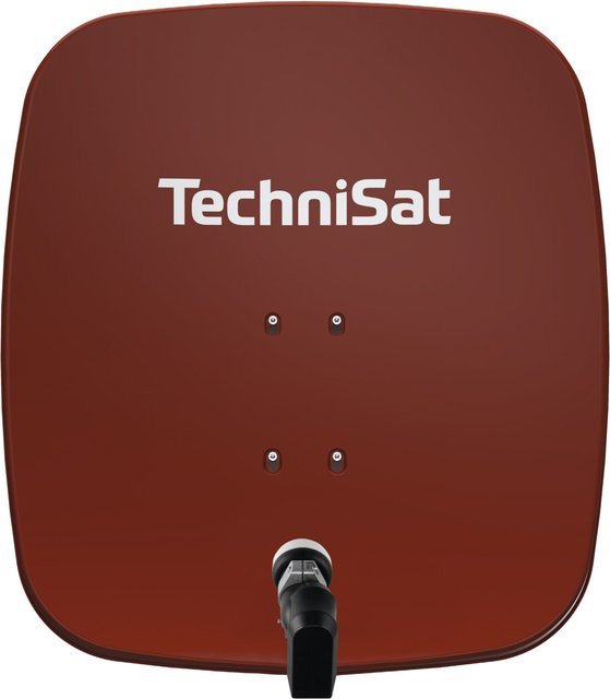 SATMAN 65 Plus Set Satellitenantenne mit Universal-Quattro-Switch-LNB in Rot - Bild 1