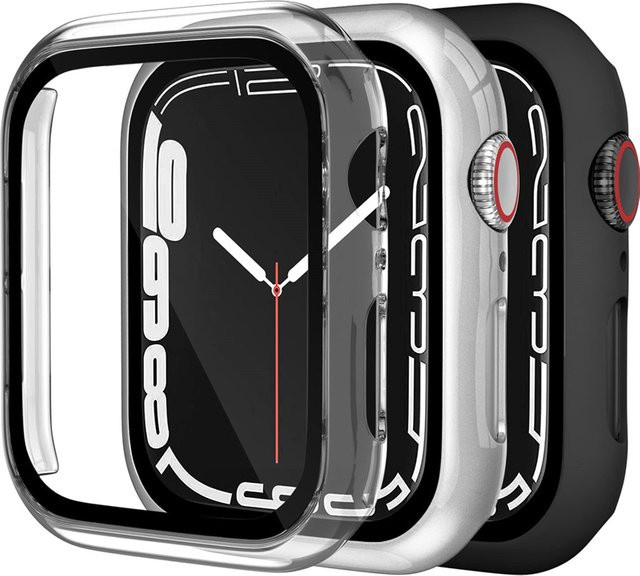 Displayschutzfolie aus gehärtetem Glas für Apple Watch, transparent - Bild 1