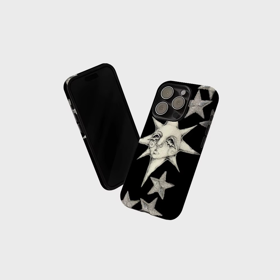 CaseLumi Matte Bumper Schutzhülle für iPhone 17 16 15 14 13 Pro Max mit MagSafe Kompatibilität in Celestial Noir Schwarz - Bild 2