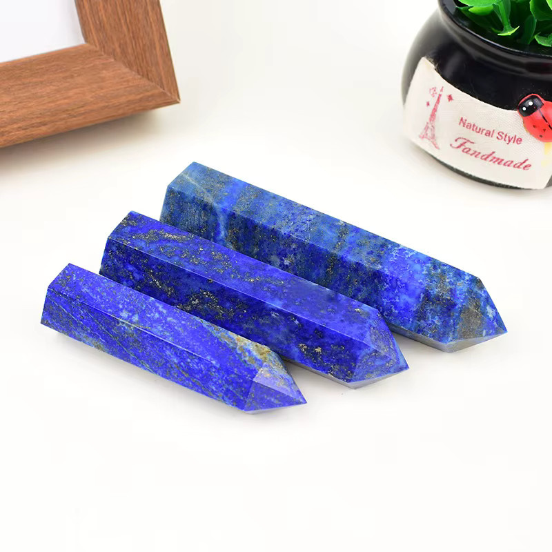 RYCRYSTAL Lapis Lazuli Kristallstein als Dekorationssäule in Blau - Bild 3