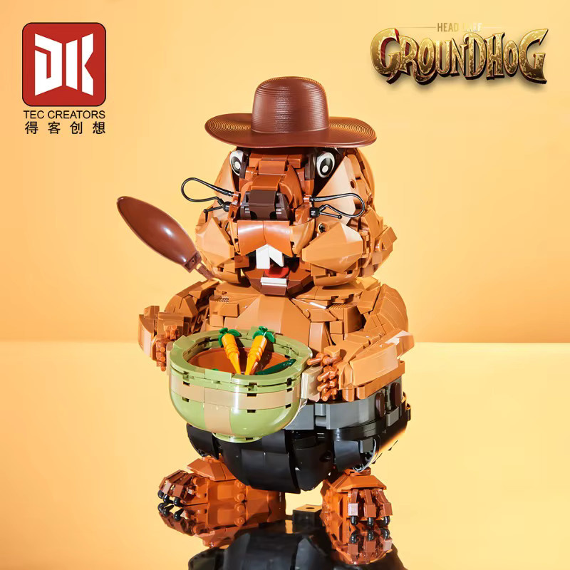 Kreatives Groundhog-Bausteinset, Konstruktionsbausteine, 1.464 Teile - Bild 2