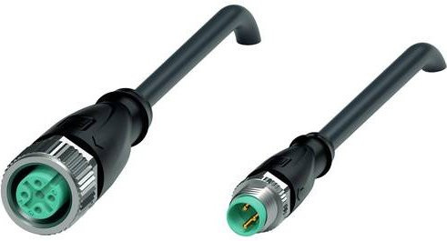 Pepperl+Fuchs 456705 Sensor-Aktor-Steckverbinder konfektioniert, 3-polig, schwarz, Länge: 1,5 m - Bild 1
