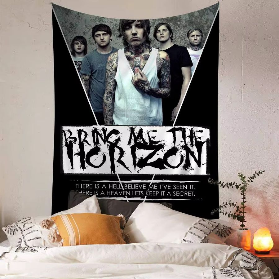 Bring Me The Horizon Anime Wandteppich im Tarot-Stil für deine Heimdekoration - Bild 6