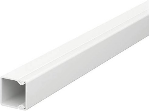 OBO Bettermann Wand- und Deckenkanal aus Kunststoff, Lichtgrau, B/T/H: 20 x 20 x 20 mm - Bild 1