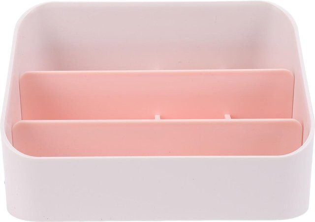 Kosmetik-Aufbewahrungsbox, 3 Schichten, 9 Fächer, White - Bild 1