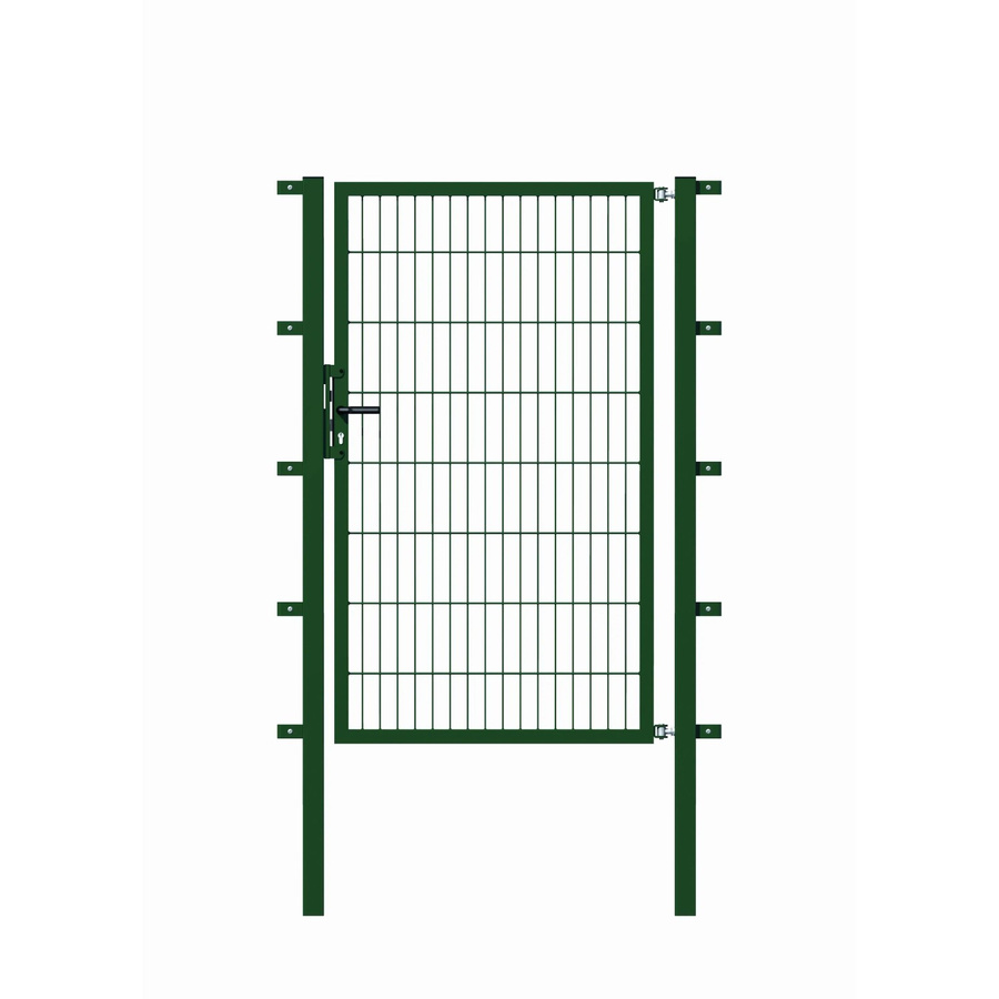 ALBERTS Einzeltor für Doppelstabmattenzäune in Grün, Höhe: 160 cm, Breite: 100 cm - Bild 3