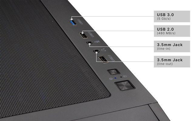 Captiva Power Starter R98-809 Gaming Desktop PC in Schwarz mit AMD Ryzen 7 5700G, 32GB RAM, 500GB SSD und WLAN - Bild 1