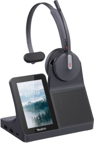 Yealink WH64 Workstation Dual Bluetooth On-Ear Headset in Schwarz - Bild 1