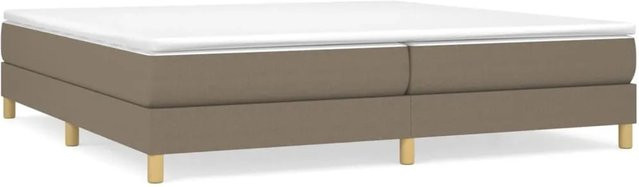 vidaXL Boxspringbett in Taupe mit Stoffbezug B/T: 200 x 200 cm - Bild 1