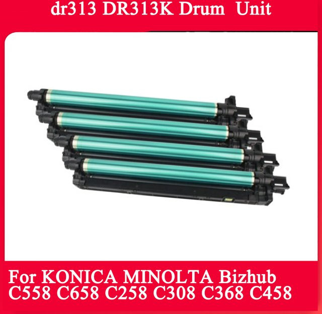 Konica Minolta DR313K DR313 Trommeleinheit kompatibel für bizhub C658 C308 C368 C258 C458 C558 in Schwarz - Bild 1
