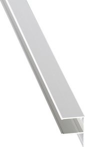 GUTTA Verlegeprofil Aluminium silberfarben mit Click-System B/H/L: 2,0 x 1,6 x 200 cm - Bild 1