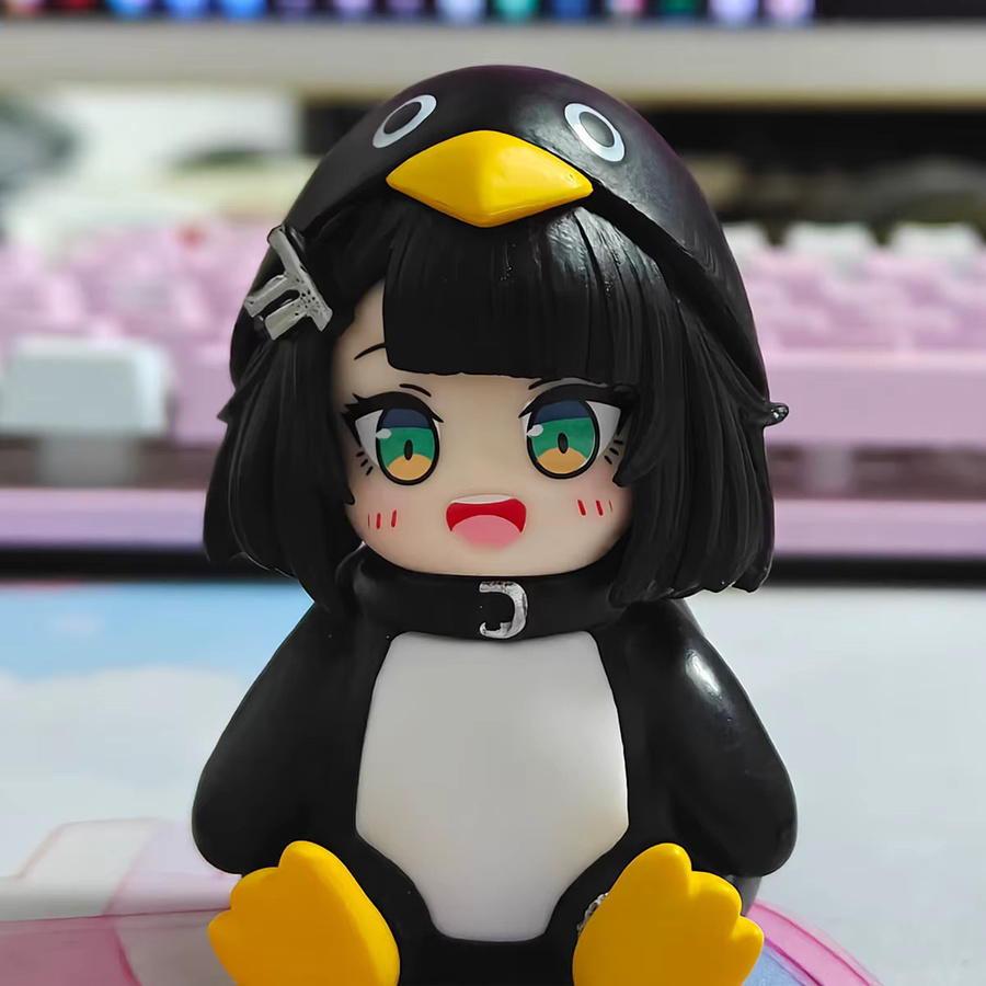 Bandai Gugu Gaga Kleiner Pinguin, Anime Cosplay Figur, 6 cm, Einzelfigur - Bild 5