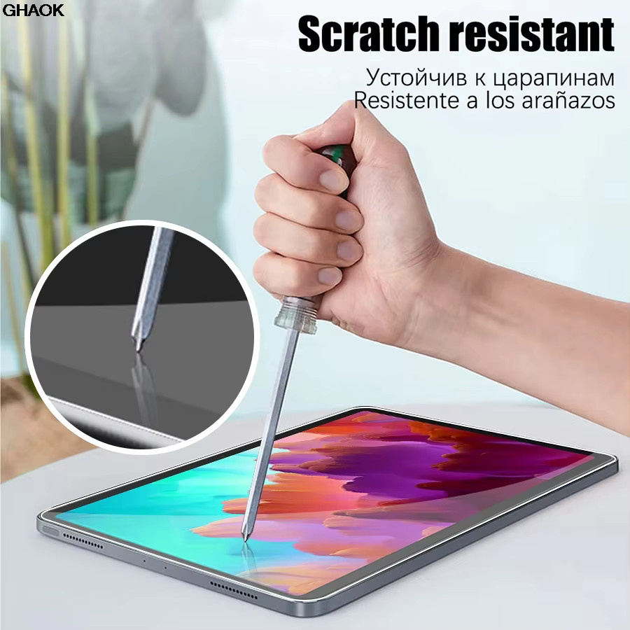 3er-Set Displayschutzfolie aus gehärtetem Glas für Lenovo Xiaoxin Pad Pro 12,7 und Xiaoxin Pad 2024 2025 11 Zoll, transparent - Bild 5