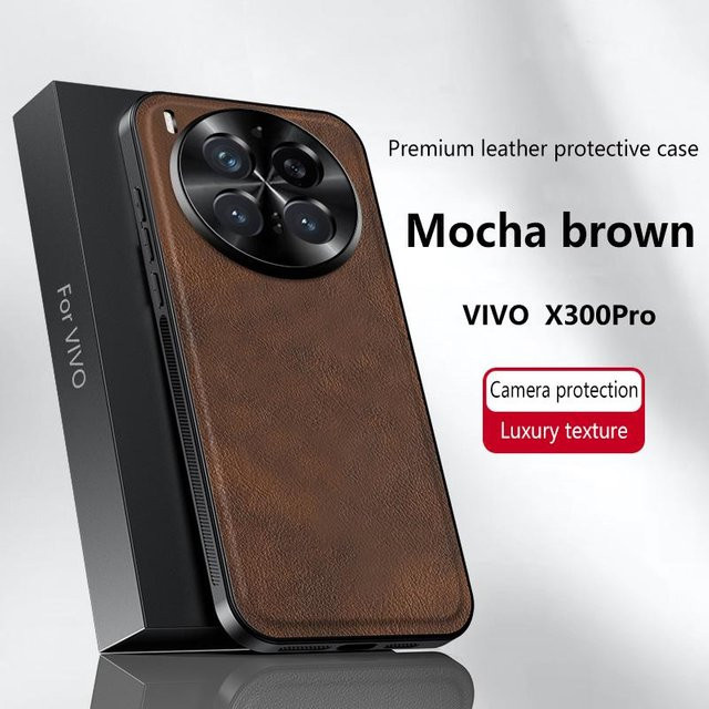 VIVO X300 X300 Pro Leder Handyhülle wasserdicht und stoßfest - Bild 1
