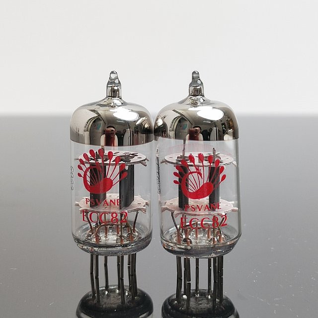 FEIYUE PSVANE ECC82 Vakuumröhre als Ersatz für JJ Gold Lion Dawn 12AU7 für Audio-Röhrenverstärker-Kits und DIY-Audio-Anwendungen, transparent - Bild 1