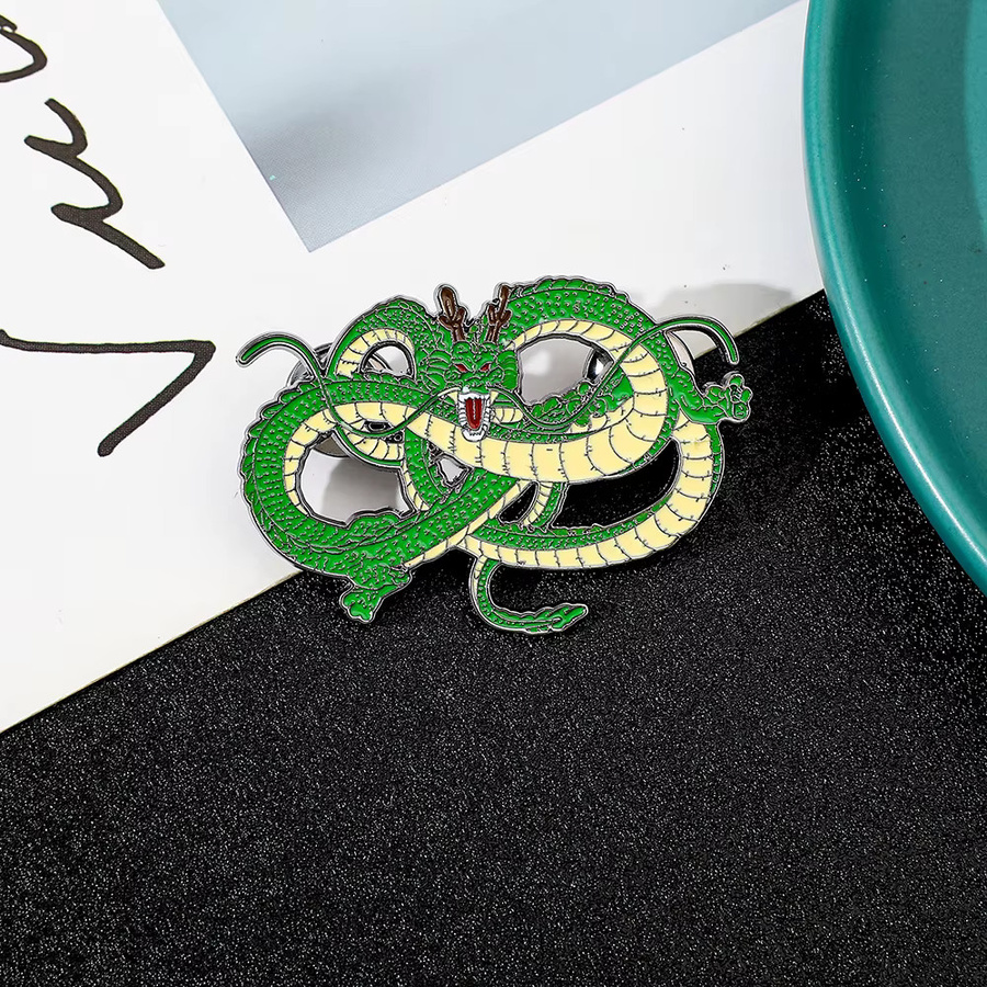 Bandai Brosche, Anime-Drachen, Emaille - Bild 3