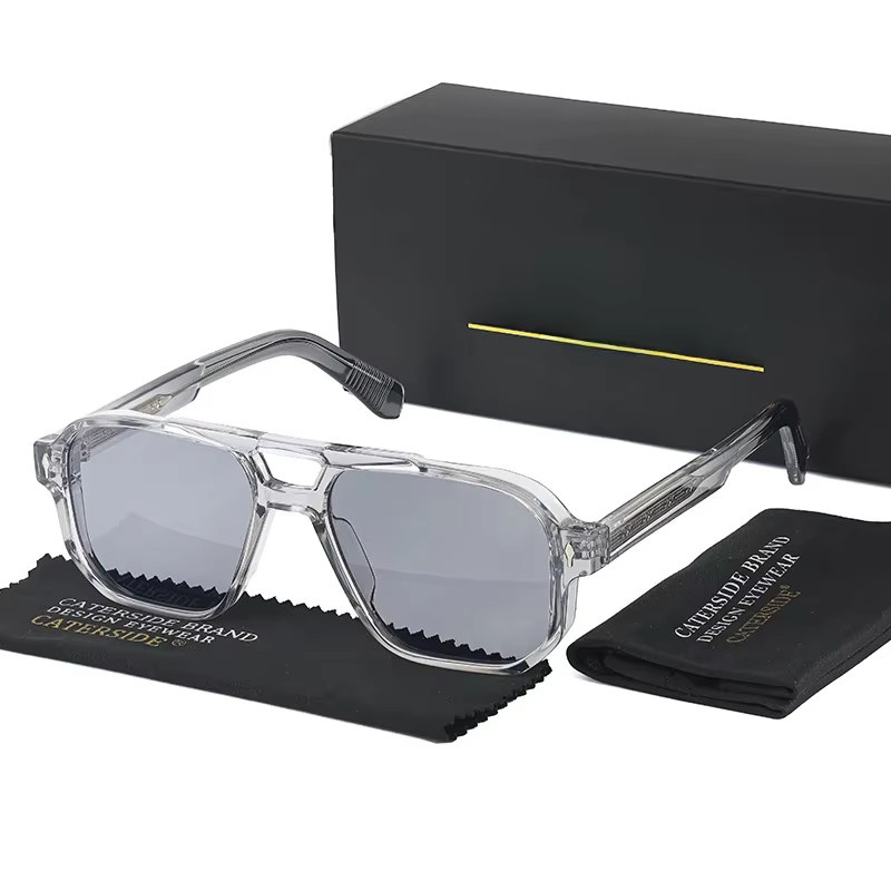 CATERSIDE Sonnenbrille Vintage Punk, Vollrand, Square, Unisex - Bild 4
