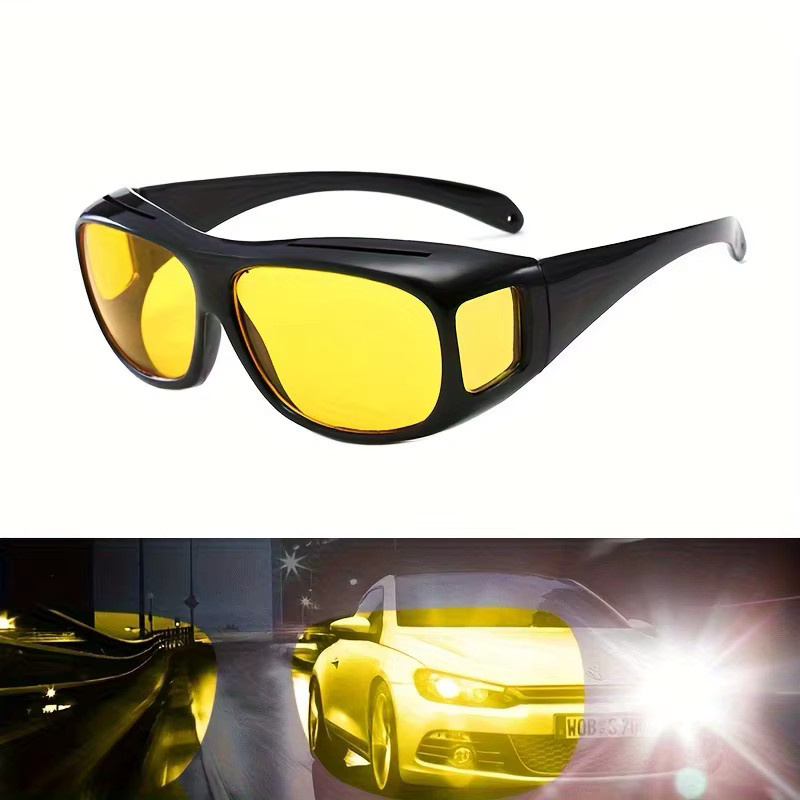 ERIKOLE Nachtsicht-Fahrbrille, Vollrand, Kunststoff, Unisex, black - Bild 2