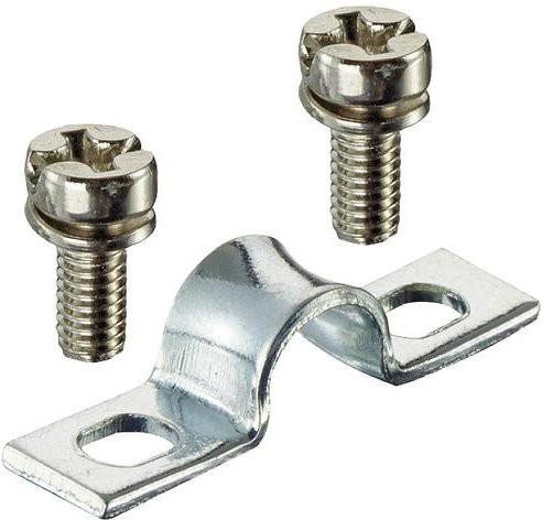 HARTING Schelle für Schirmbügel aus Stahl in Silber für Kabeldurchmesser 10,0 mm - Bild 1