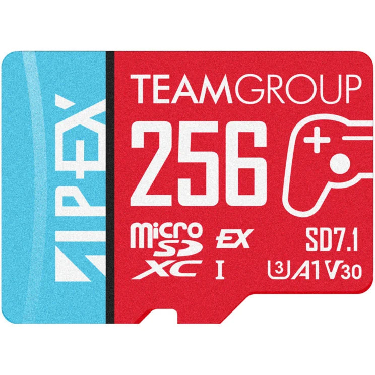 Team Group APEX SD7.1 SDXC Speicherkarte, 256 GB, V30, Multicolor - Bild 1