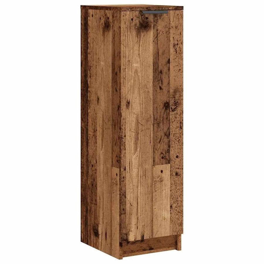 vidaXL Schuhschrank in Altholz-Optik aus Holzwerkstoff, Braun, B/T/H: 29,5 x 35 x 100,5 cm - Bild 2