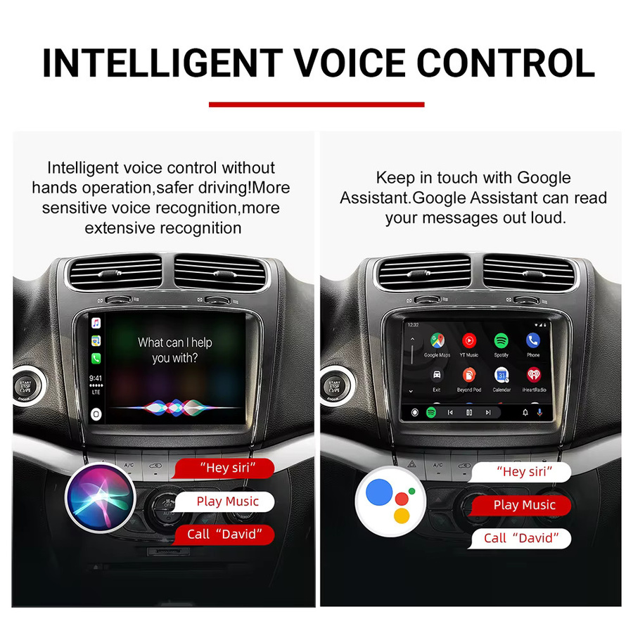 ANYFAR CarPlay-Schnittstelle für Dodge Challenger Journey Charger Durango mit 8,4-Zoll-Bildschirm, Schwarz - Bild 2