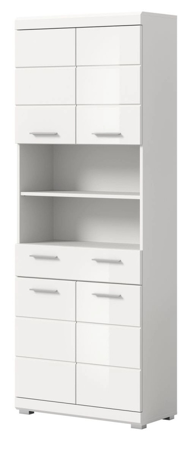 Inn.Furn Badezimmer Hochschrank Shawn in Weiß Hochglanz, B/H: 74 x 191 cm - Bild 4