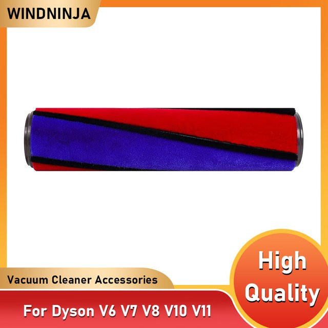 WINDNINJA Weiche Roller Pinsel Ersatz für Dyson V6 V7 V8 V10 V11 Staubsauger Teppich Brushroll Bar in Multicolour - Bild 1