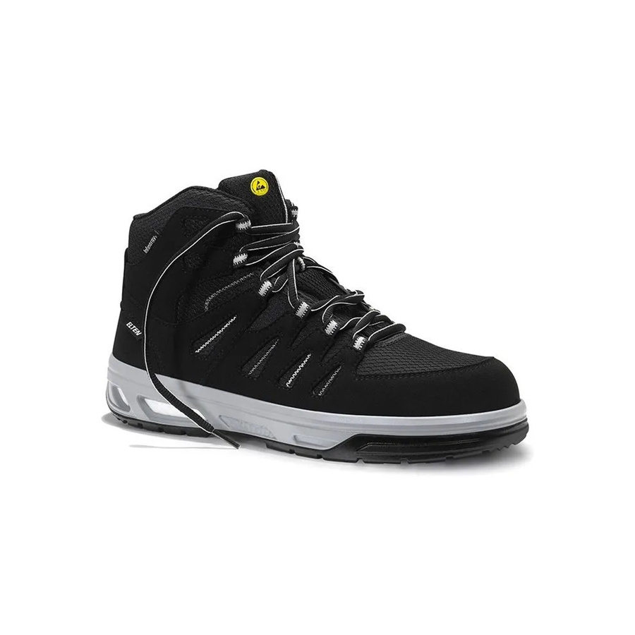 Elten Sicherheitsschnürstiefel Maddox XX10 S2 ESD in Black Grey Größe 46 - Bild 2