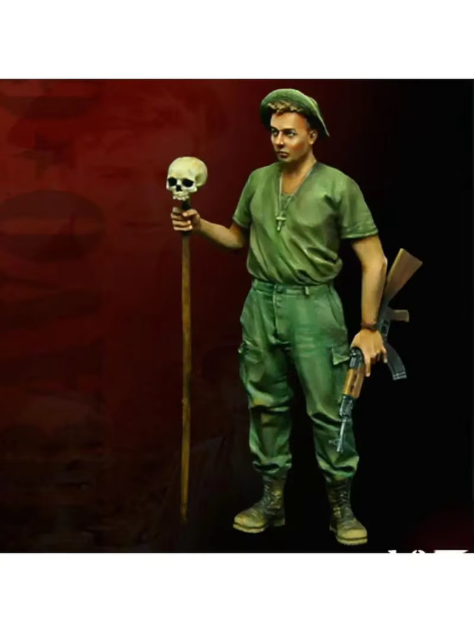 BAANFU US-Infanterie Druckguss-Harzfigur, Modellbausatz, Maßstab 1:35, unbemalt - Bild 3