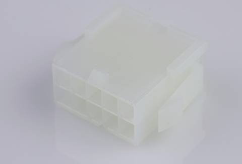 Molex Buchsengehäuse-Kabel 10-polig in Beige mit 4,2 mm Rastermaß - Bild 1