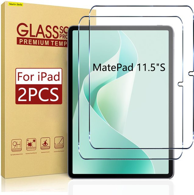 2 Stück Displayschutzfolie aus gehärtetem Glas für Huawei MatePad 11,5s, transparent, 9H Schutzfolie - Bild 1