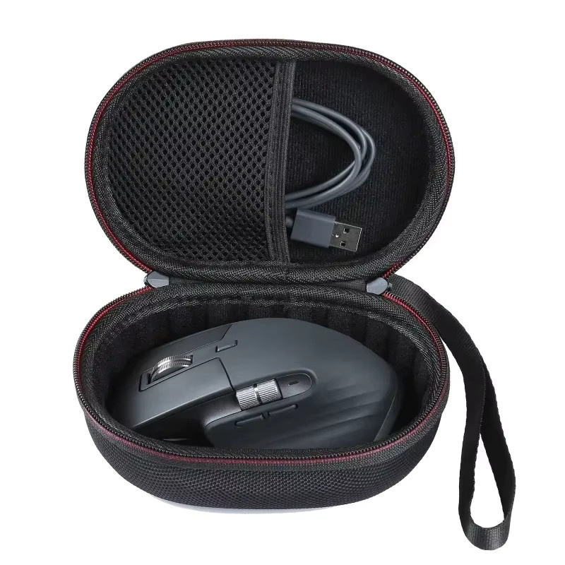 DIXSG Hartschalen-Tragetasche für Logitech MX Master 3S und MX Master 4 in Schwarz mit Kabel-Organizer - Bild 2
