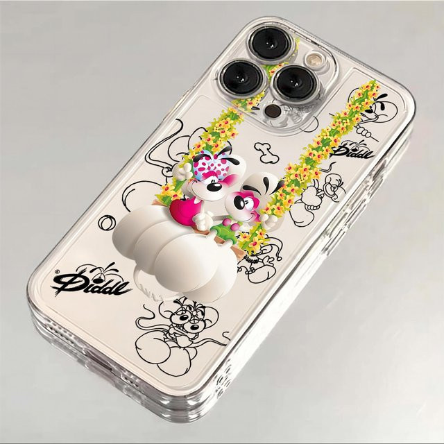 Niedliche D-Diddls Handyhülle aus transparentem TPU für Samsung Galaxy S26 S25 S24 S23 S22 S21 S20 FE Note20 Plus Ultra Lite Edge 5G - Bild 1