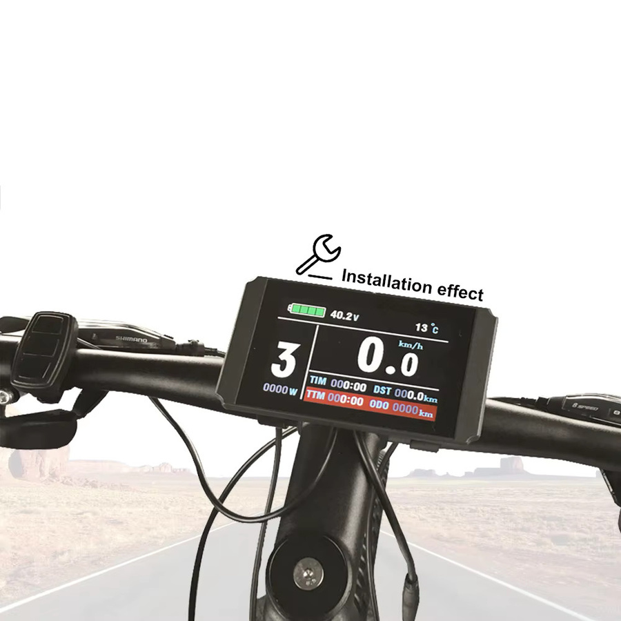 Okfeet KT LCD8H E-Bike LCD-Display für Elektrofahrräder in Schwarz - Bild 4