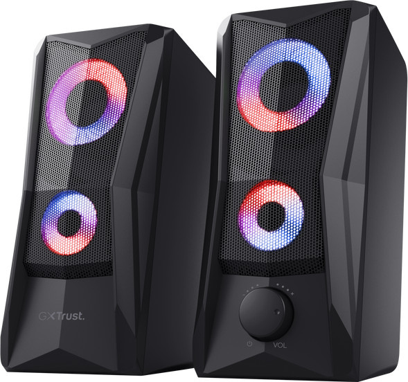 Trust GXT606B JAVV RGB PC-Lautsprecher, 12W, Schwarz - Bild 1