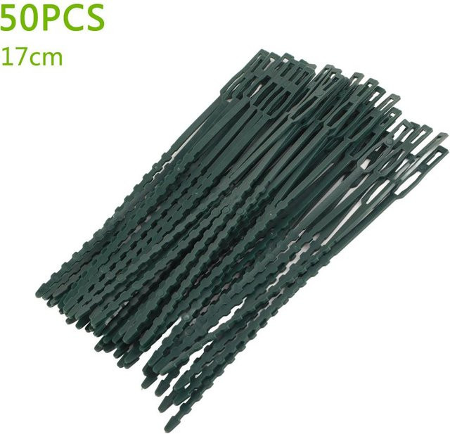 Grüne Nylon Gartenschnüre und Baumkordeln als Kabelbinder für Garten und Heimkino-Rack, 50 Meter - Bild 1