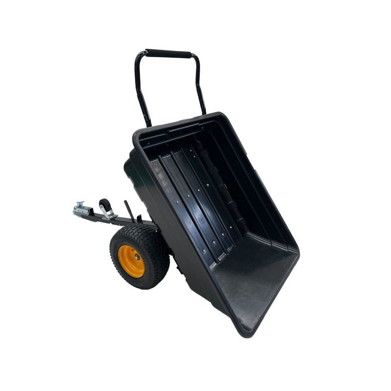 Westmann Schubkarre Prakta XL Schwarz mit Kippfunktion und Kugelkopfkupplung B/H/L: 95,5 x 75 x 167 cm - Bild 4