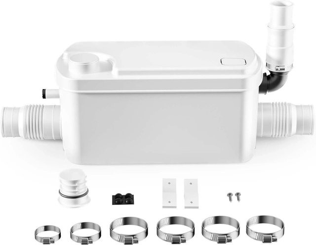 Xpotool 3/1 Kleinhebeanlage für Schmutzwasser, Abwasser und Fäkalien, 250W, Weiß - Bild 1