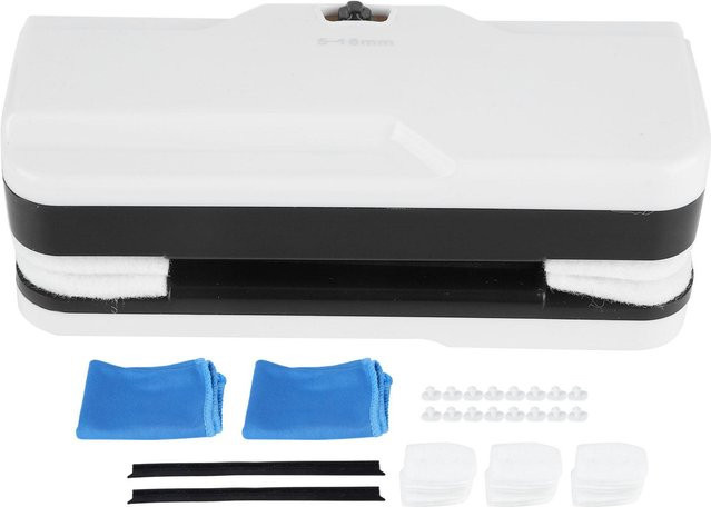 Magnetischer Fensterputzer CosyHome Doppelseitiger Glaswischer mit Mikrofasertuch in Weiß - Bild 1